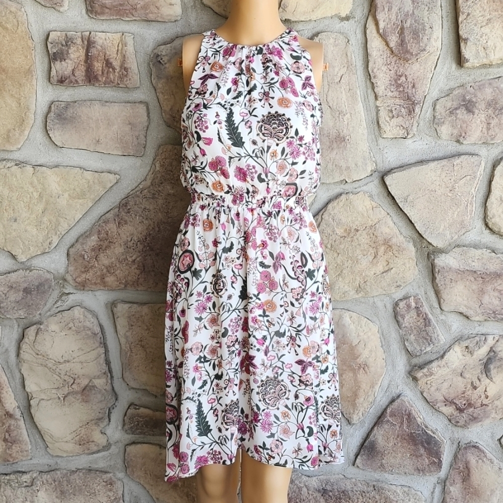 H&M | White Floral Dress